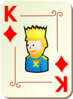 Ornamental King Of Diamonds Clip Art